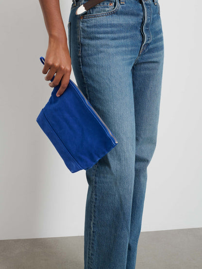 Alex Mill The Perfect Canvas Pouch Cobalt
