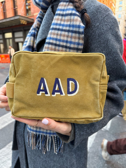 Alex Mill The Perfect Dopp Kit Golden Khaki
