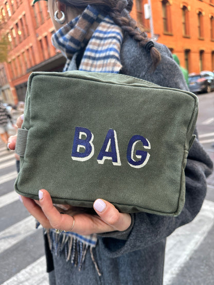 Alex Mill The Perfect Dopp Kit Military Olive