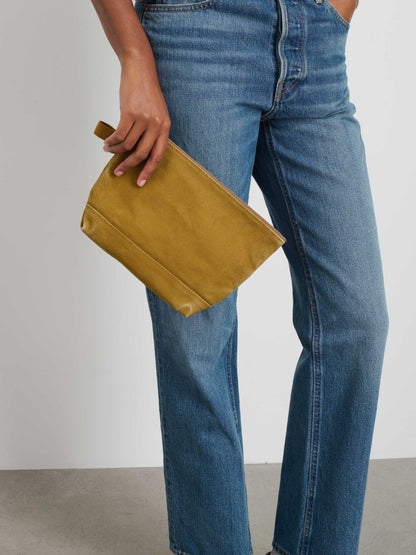 Alex Mill The Perfect Canvas Pouch Golden Khaki
