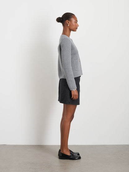 Alex Mill Paris Sweater Jacket Grey Shadow