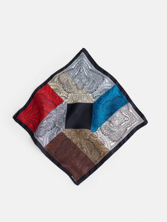 Alex Mill Italian Diamond Paisley Scarf in Silk