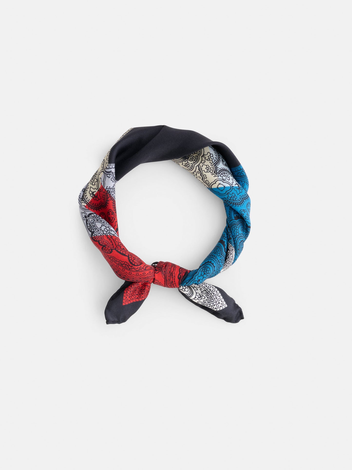 Alex Mill Italian Diamond Paisley Scarf in Silk