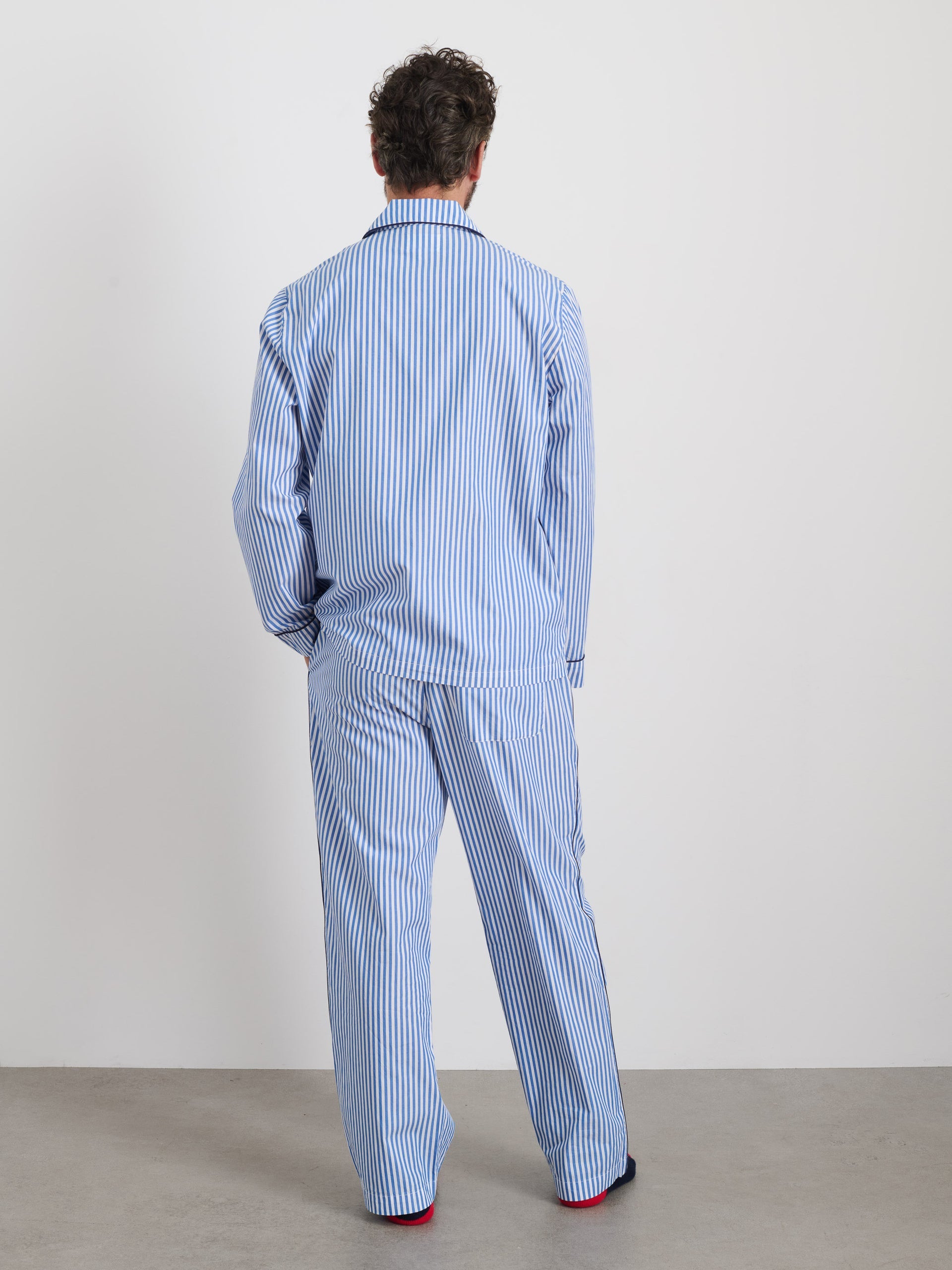 Alex Mill P'Jimmies Sleep Pant in Stripe Blue Stripe