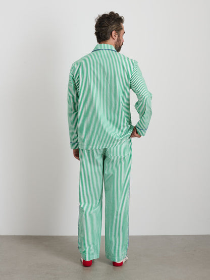 Alex Mill P'Jimmies Sleep Pant in Stripe Green Stripe