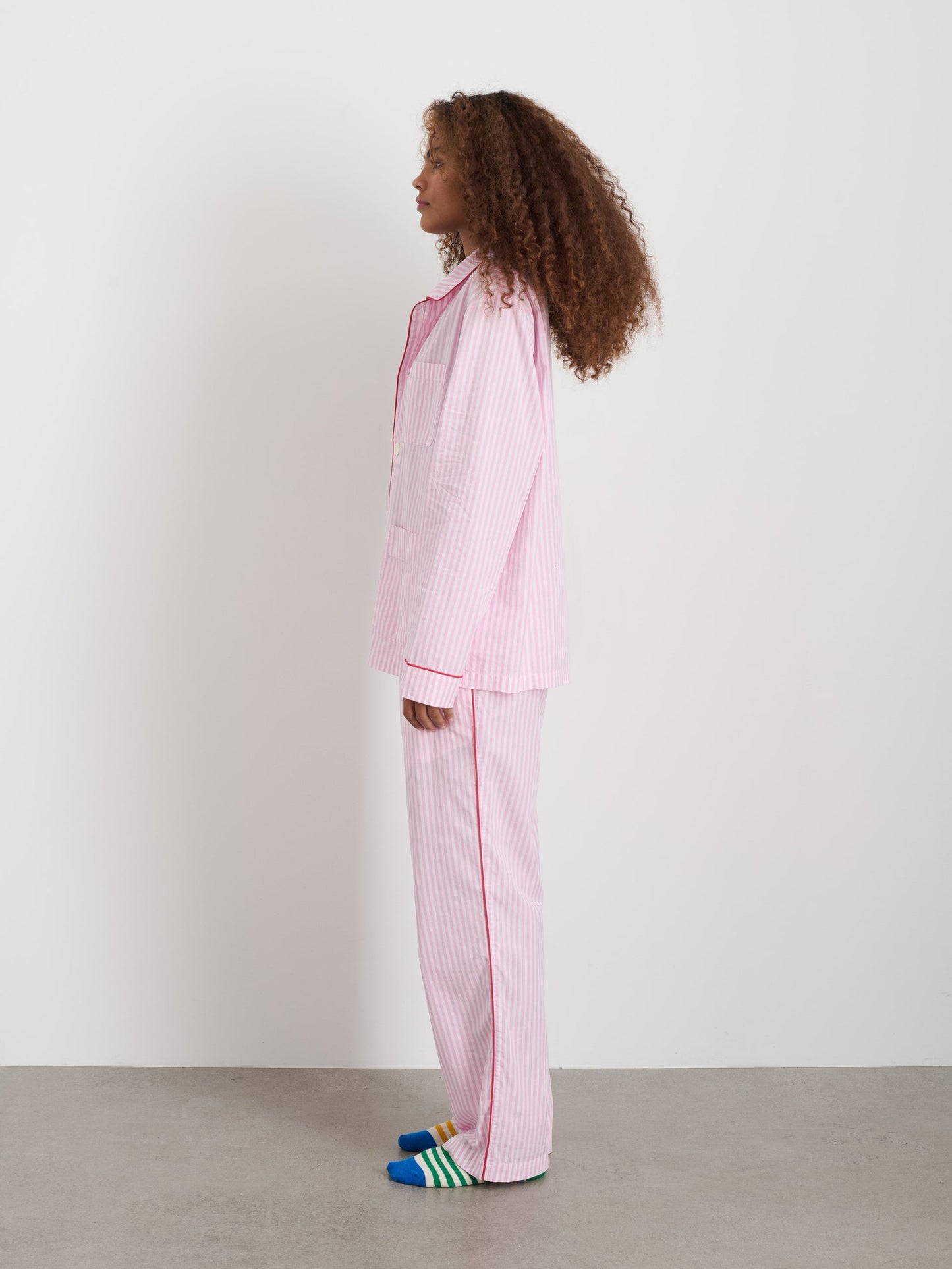Alex Mill P'Jimmies Sleep Pant in Stripe Pink Stripe