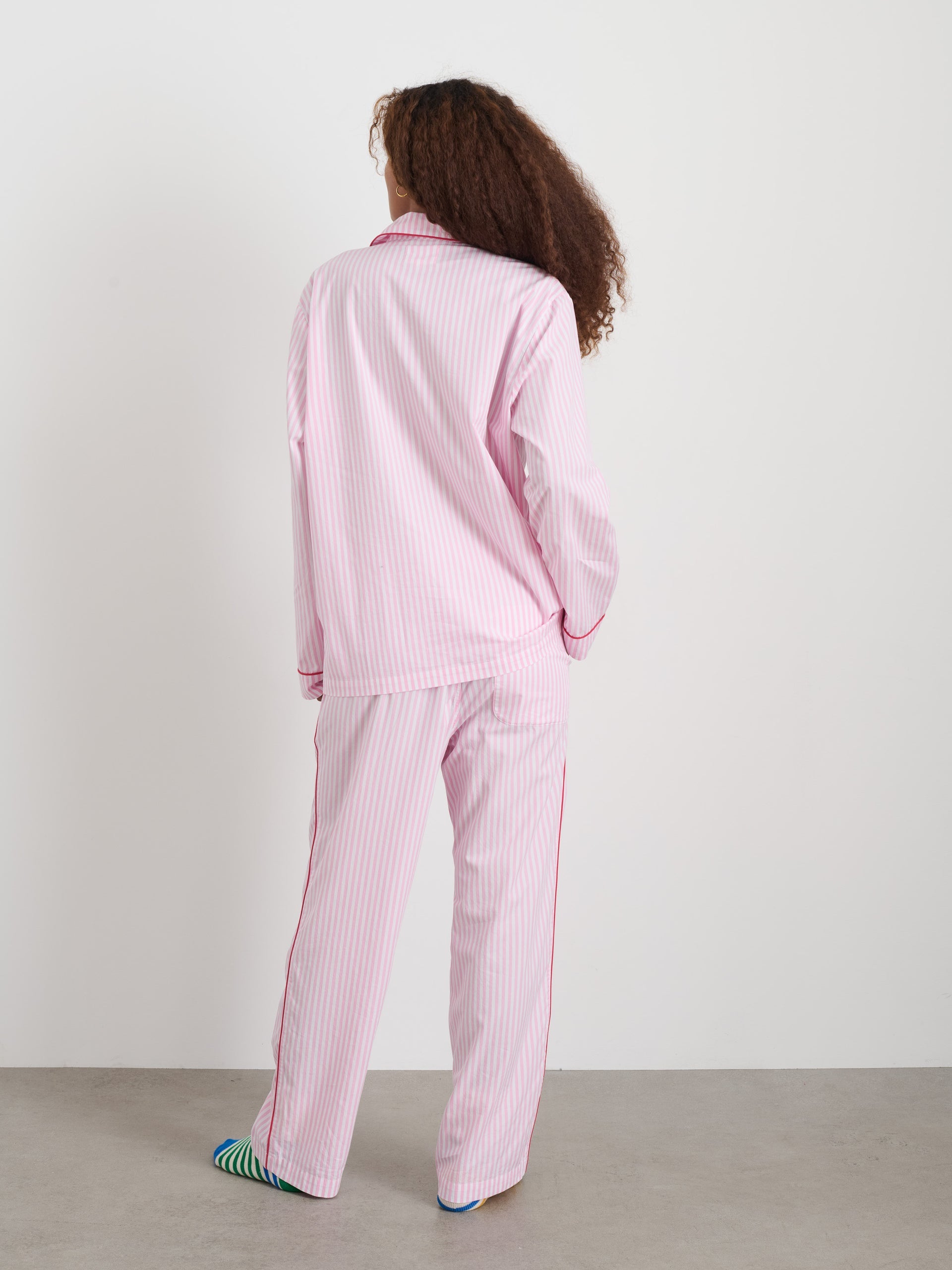 Alex Mill P'Jimmies Sleep Pant in Stripe Pink Stripe