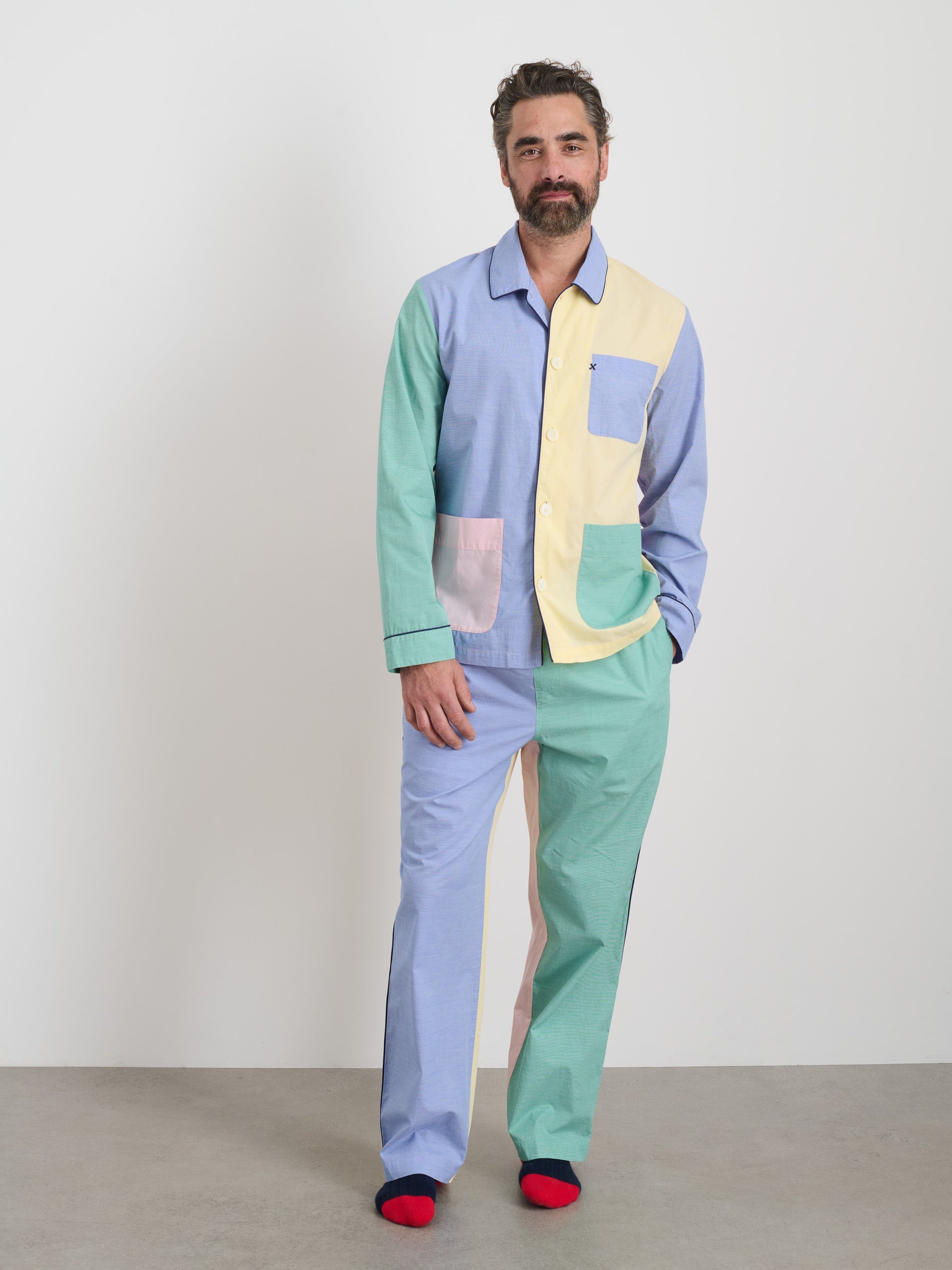 Alex Mill P'Jimmies Sleep Pant in Colorblock