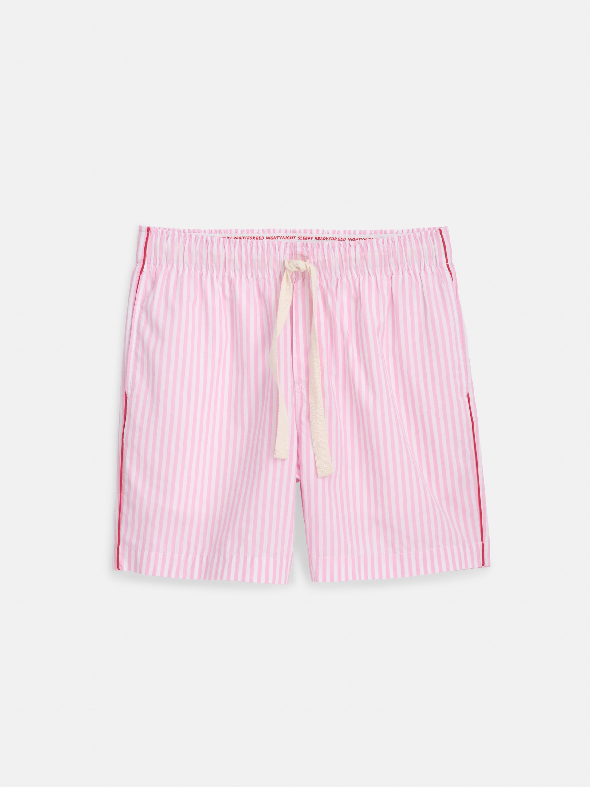 Alex Mill P'Jimmies Sleep Short in Stripe Pink Stripe