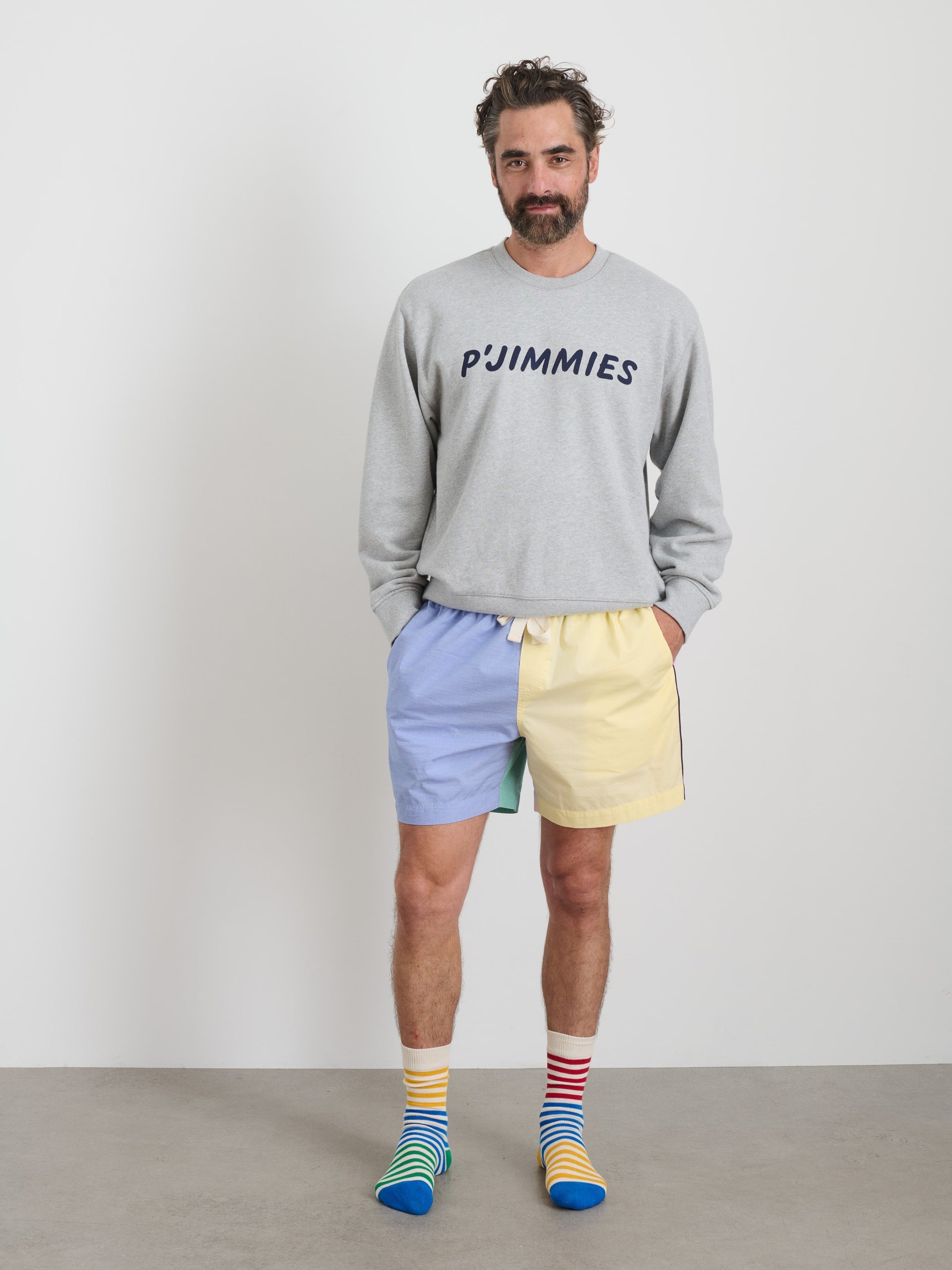Alex Mill P'Jimmies Sleep Short in Colorblock