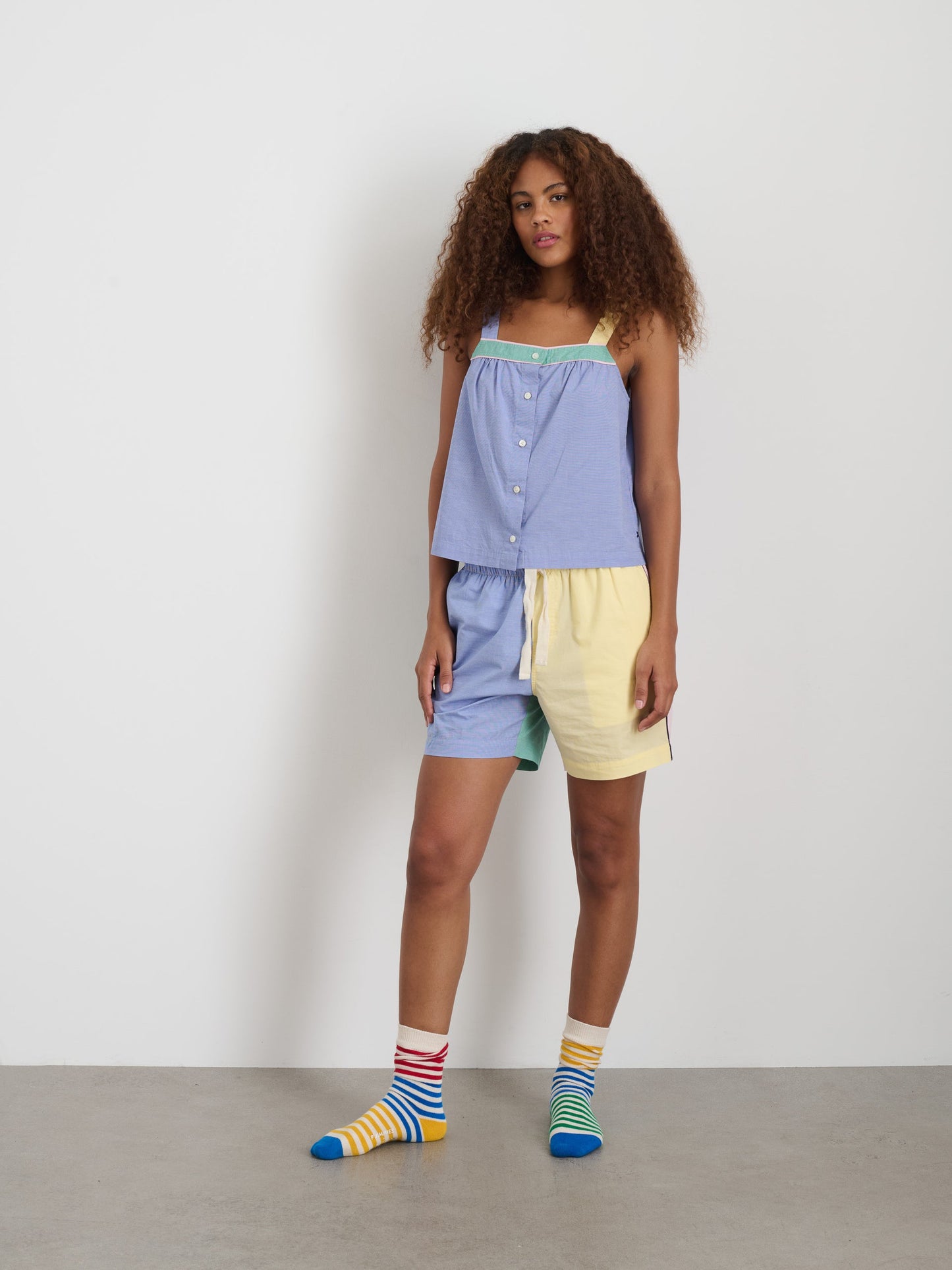 Alex Mill P'Jimmies Sleep Short in Colorblock