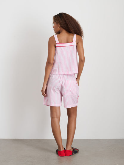 Alex Mill P'Jimmies Sleep Cami in Stripe Pink Stripe