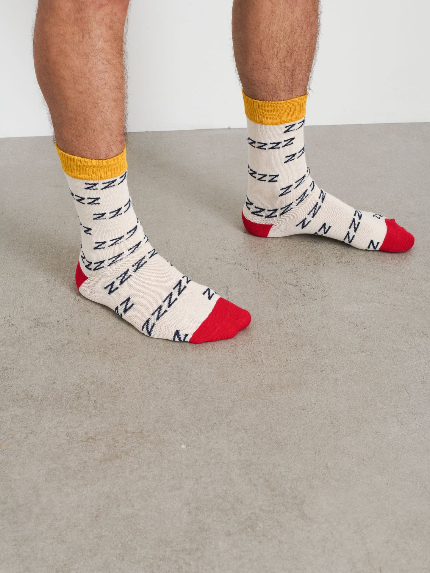 Alex Mill P'Jimmies Zzzzz Socks Natural