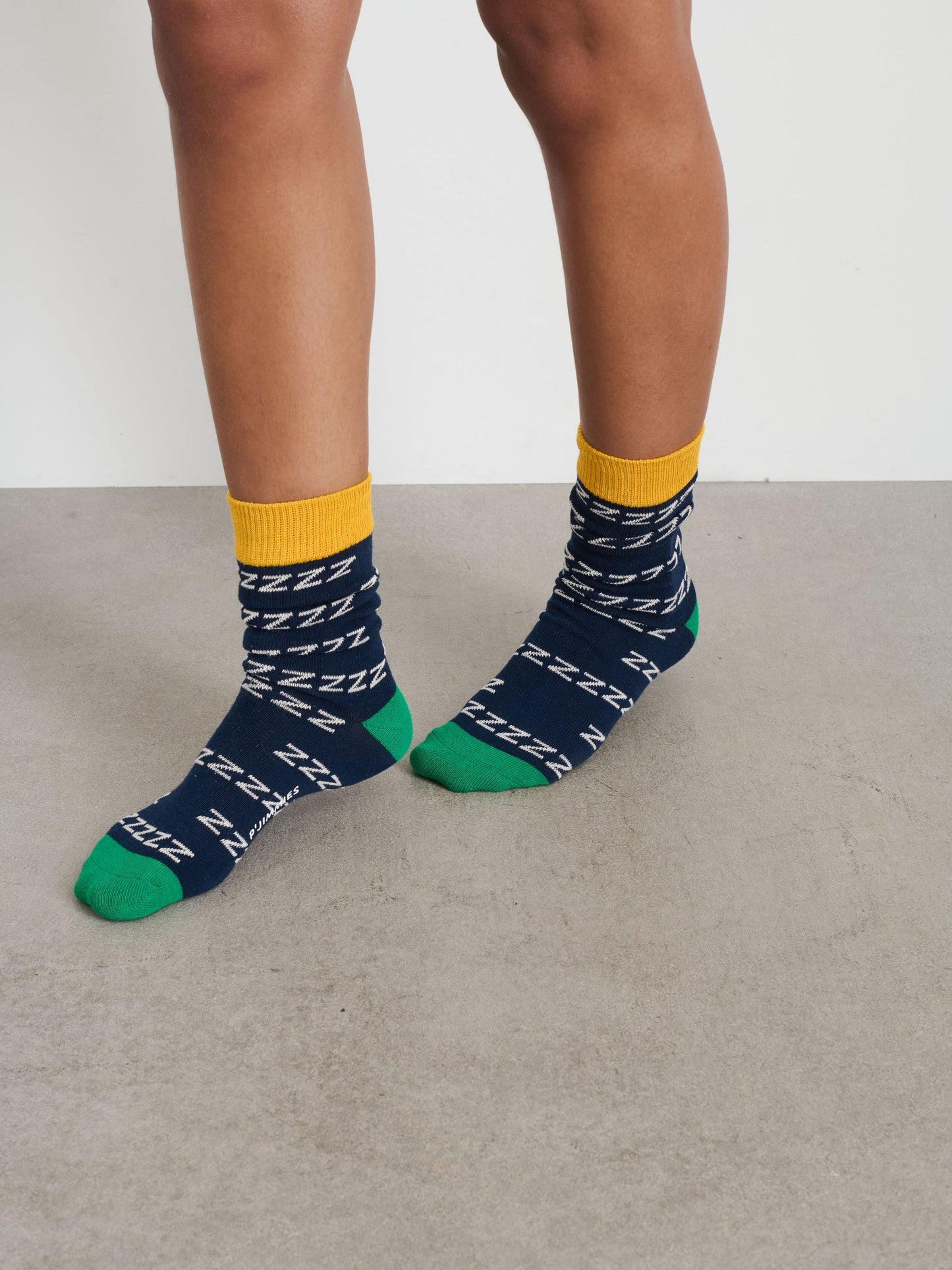 Alex Mill P'Jimmies Zzzzz Socks Navy