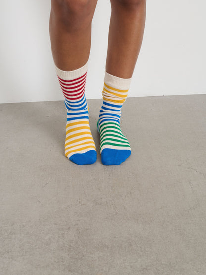 Alex Mill P'Jimmies Multistripe Socks