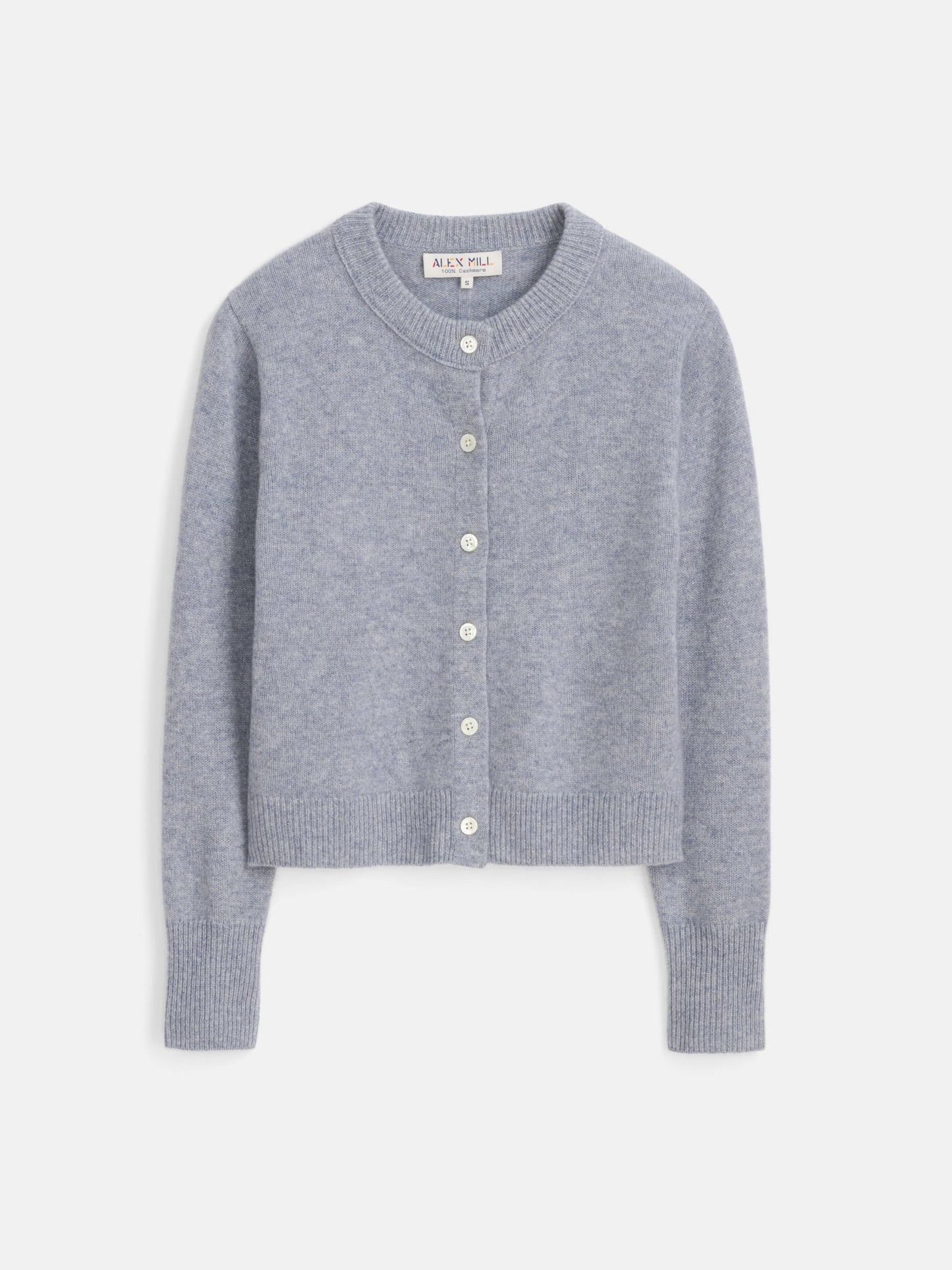 Alex Mill Lucie Cardigan in Cashmere Icy Grey