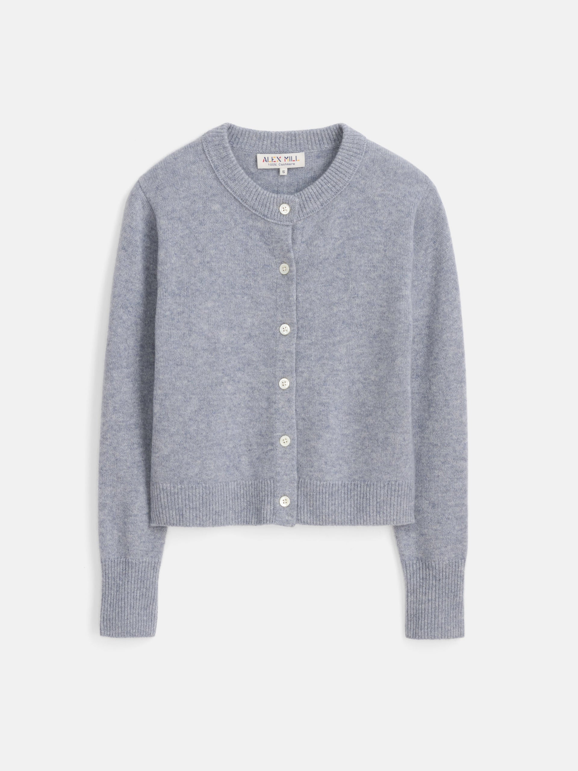 Alex Mill Lucie Cardigan in Cashmere Icy Grey