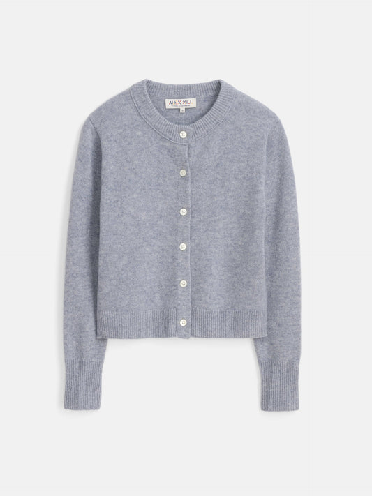 Alex Mill Lucie Cardigan in Cashmere Icy Grey