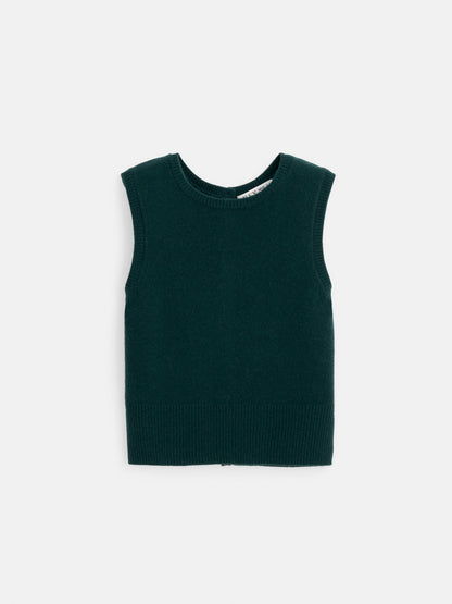 Alex Mill Lucie Vest in Cashmere Cypress Green