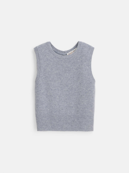 Alex Mill Lucie Vest in Cashmere Icy Grey
