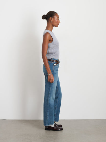 Alex Mill Lucie Vest in Cashmere Icy Grey