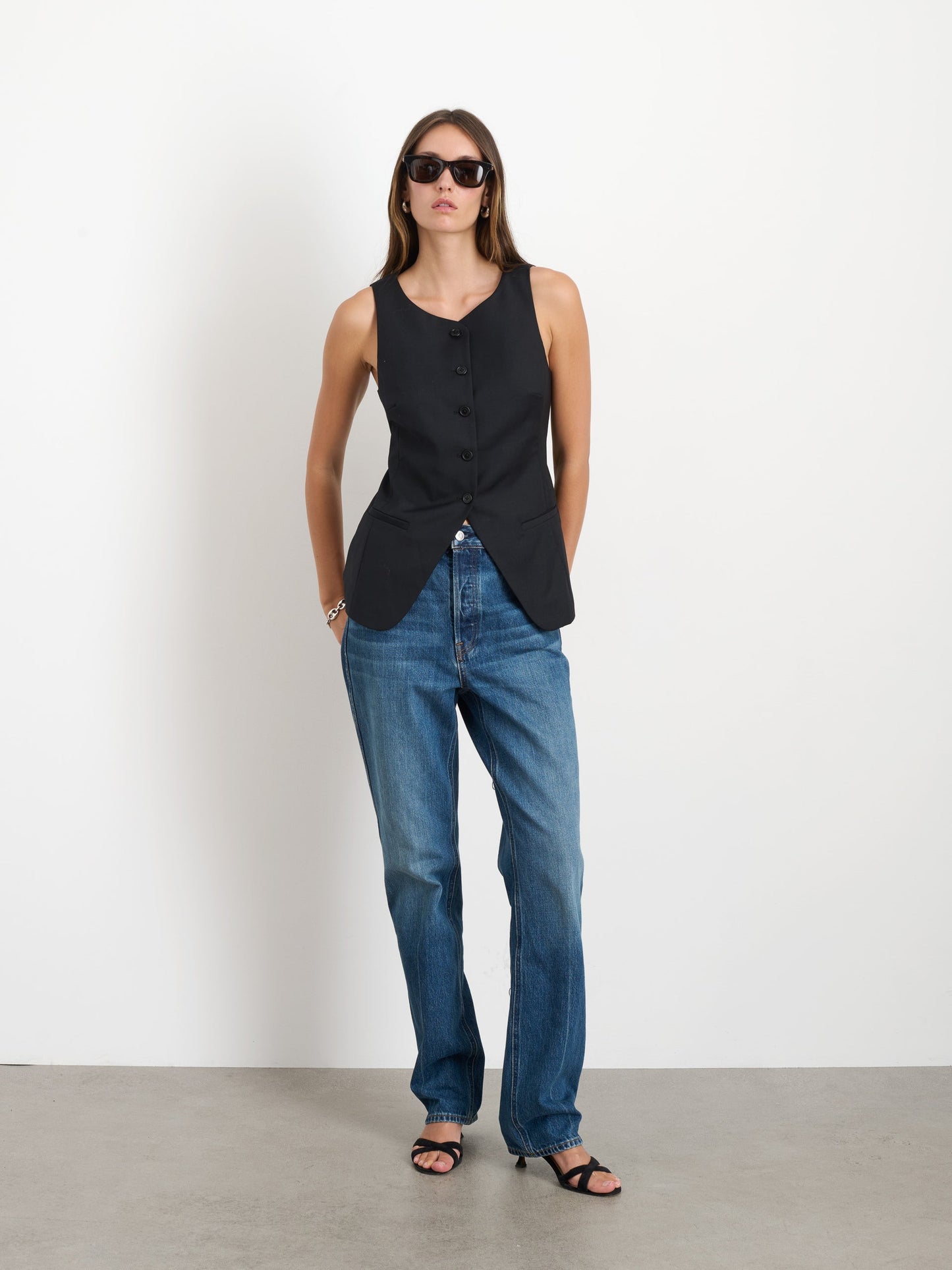Alex Mill Sammy Vest in Wool Blend