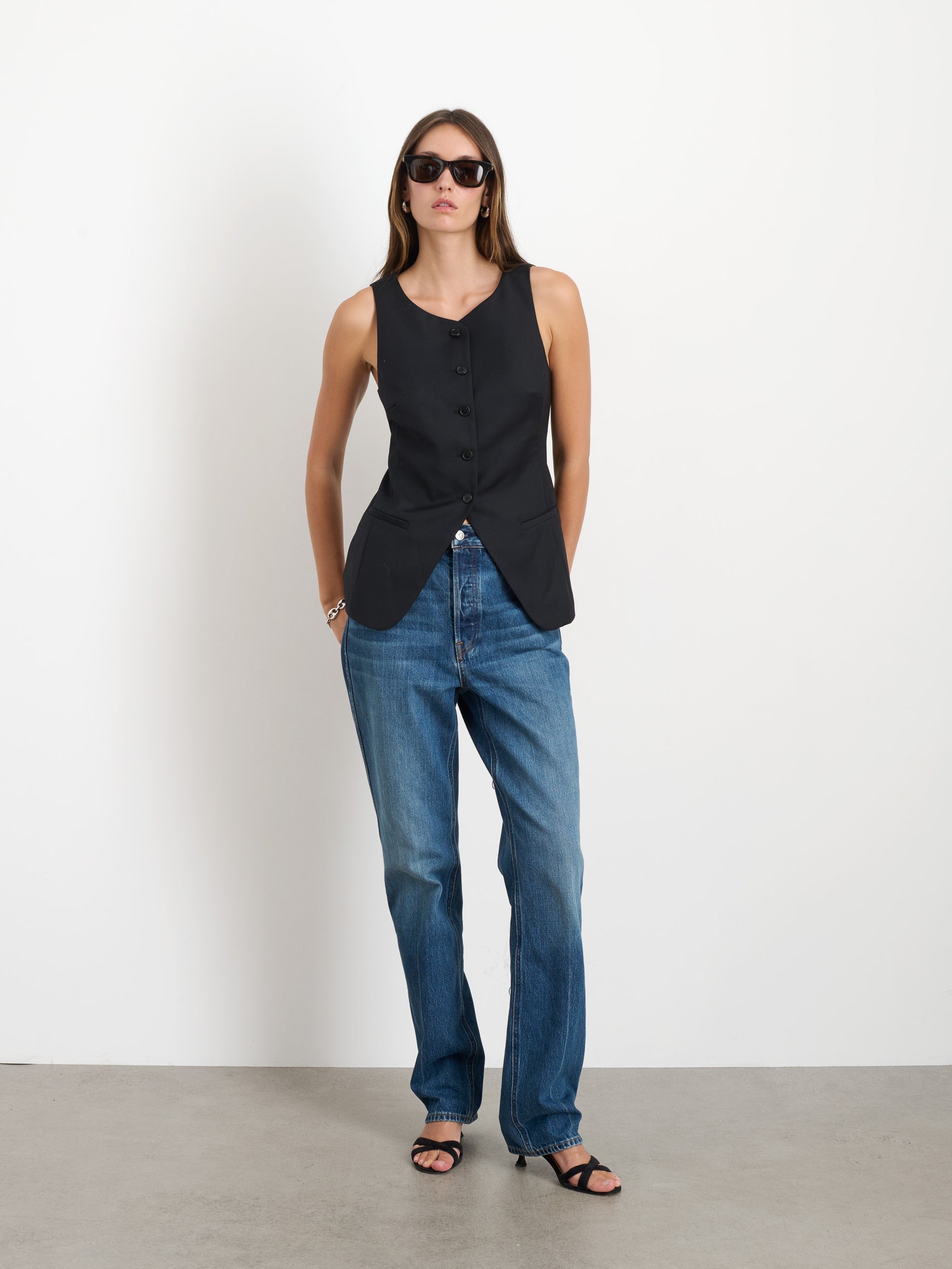 Alex Mill Sammy Vest in Wool Blend