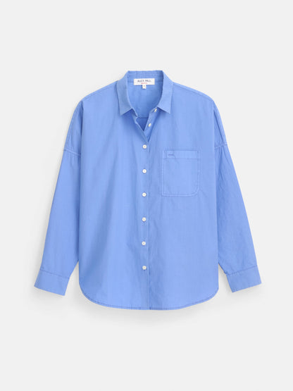 Alex Mill Jo Shirt in Cotton Poplin Hydrangea