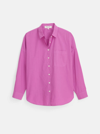 Alex Mill Jo Shirt in Cotton Poplin Rosebud