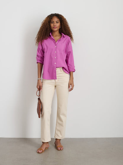 Alex Mill Jo Shirt in Cotton Poplin Rosebud