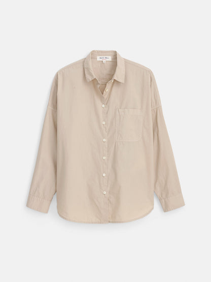 Alex Mill Jo Shirt in Cotton Poplin Sand