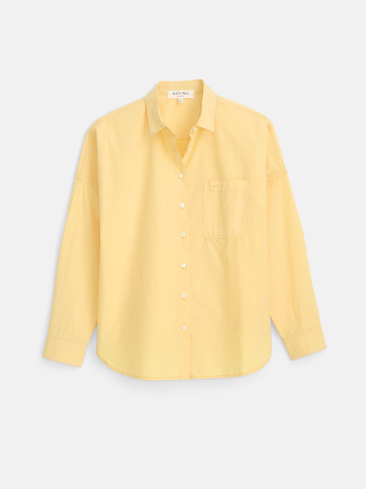 Alex Mill Jo Shirt in Cotton Poplin Wheatfield
