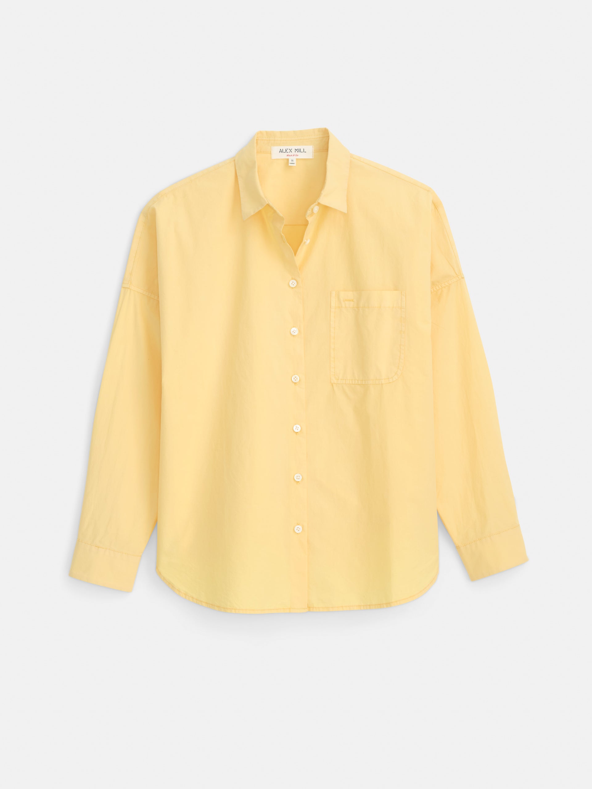 Alex Mill Jo Shirt in Cotton Poplin Wheatfield