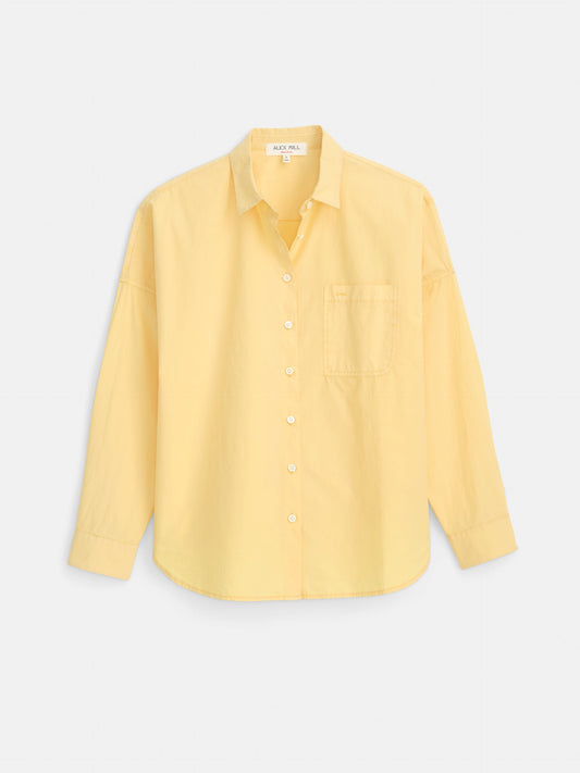 Alex Mill Jo Shirt in Cotton Poplin Wheatfield