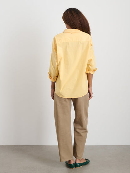 Alex Mill Jo Shirt in Cotton Poplin Wheatfield