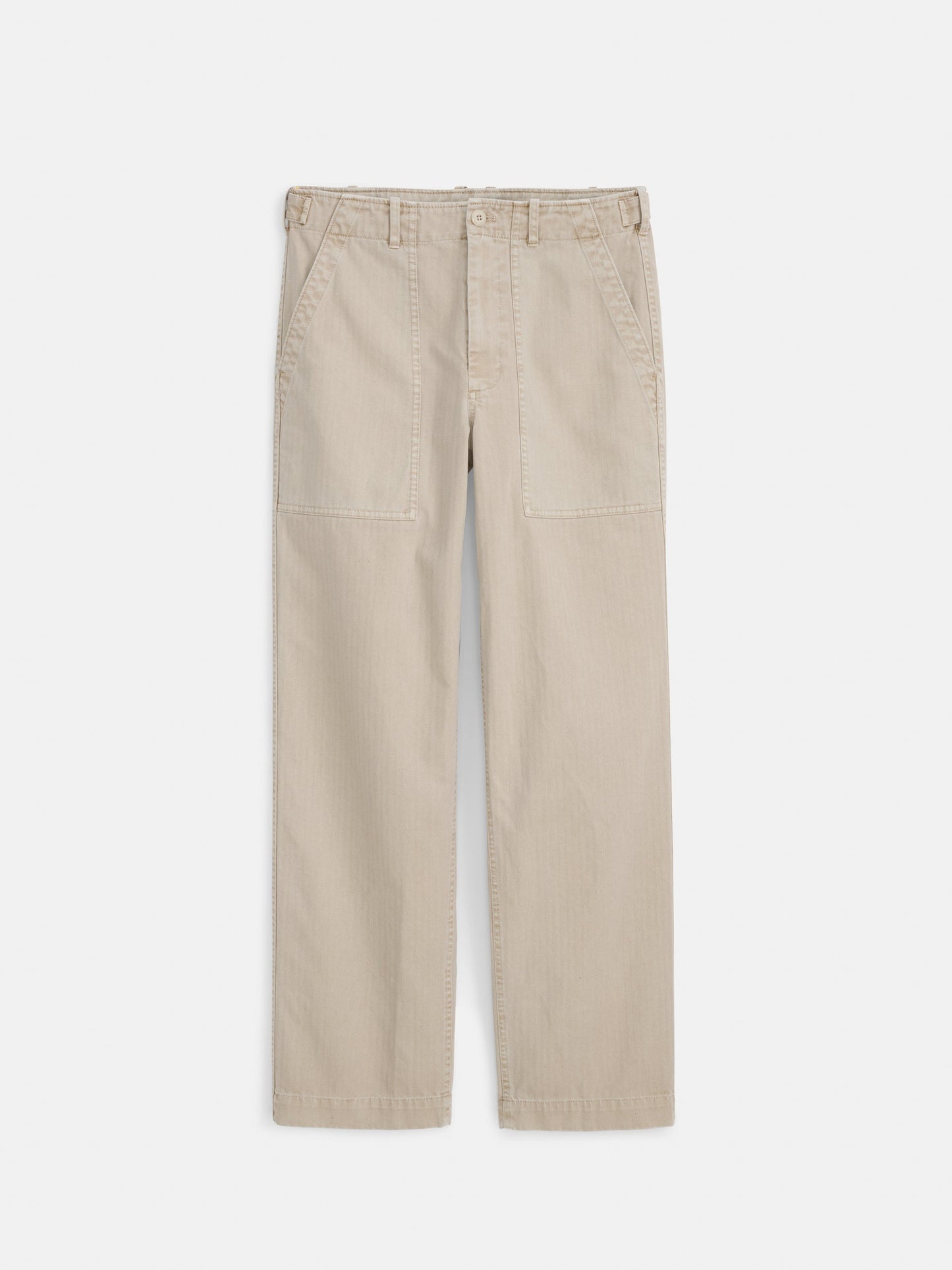 Alex Mill Field Pant in Herringbone Stoneware