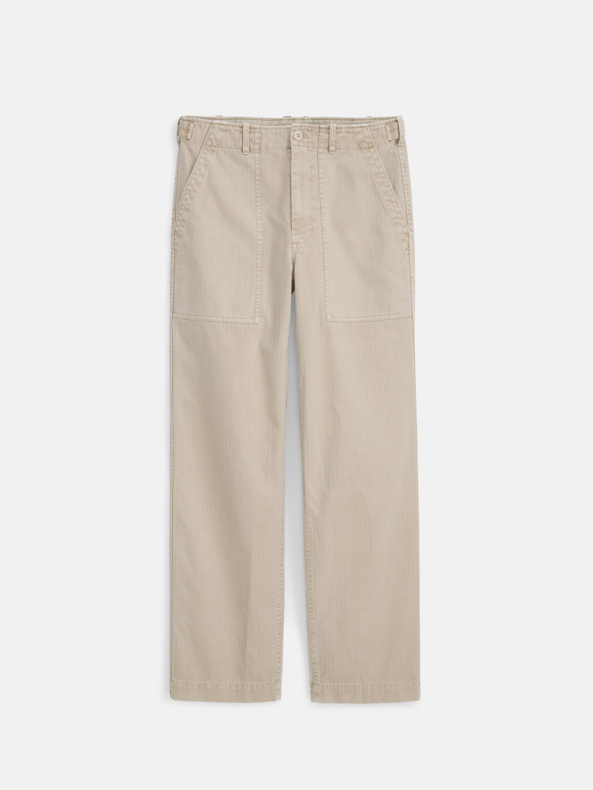 Alex Mill Field Pant in Herringbone Stoneware