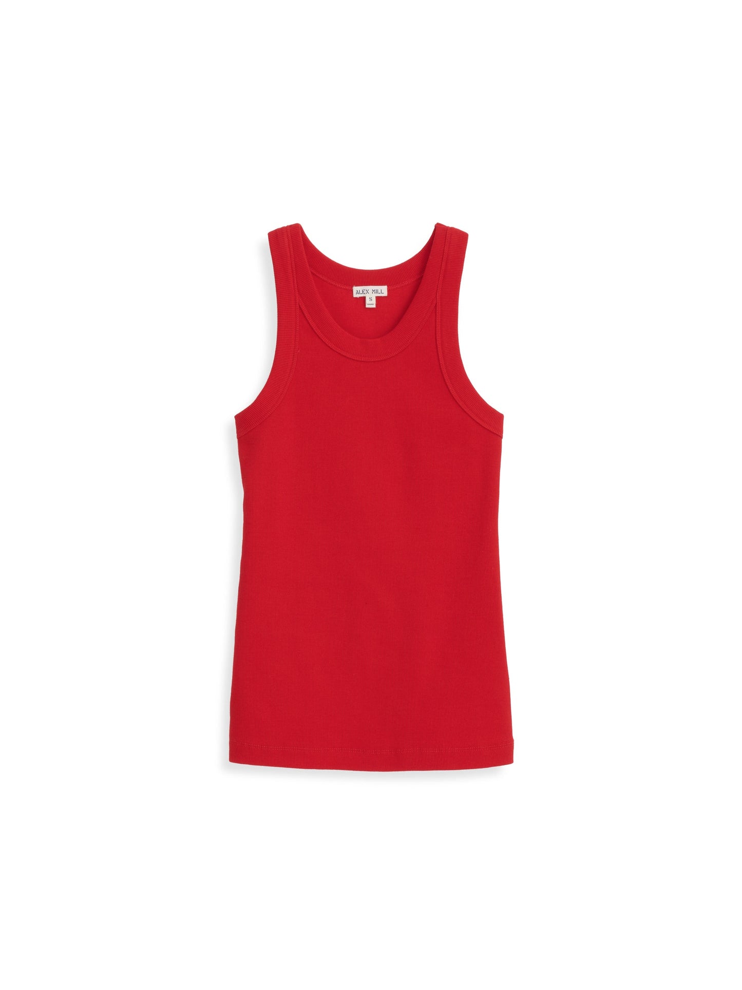 Alex Mill Everyday Rib Tank Berry Red