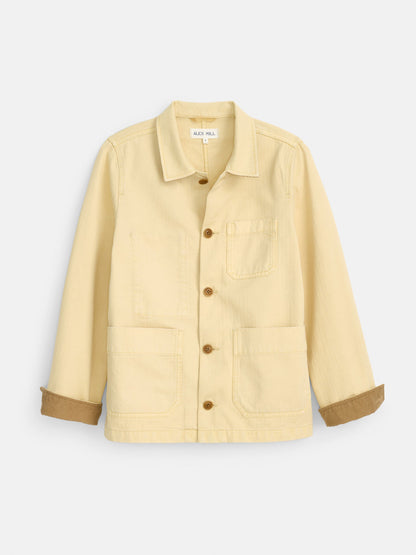 Alex Mill Britt Work Jacket in Herringbone Butter
