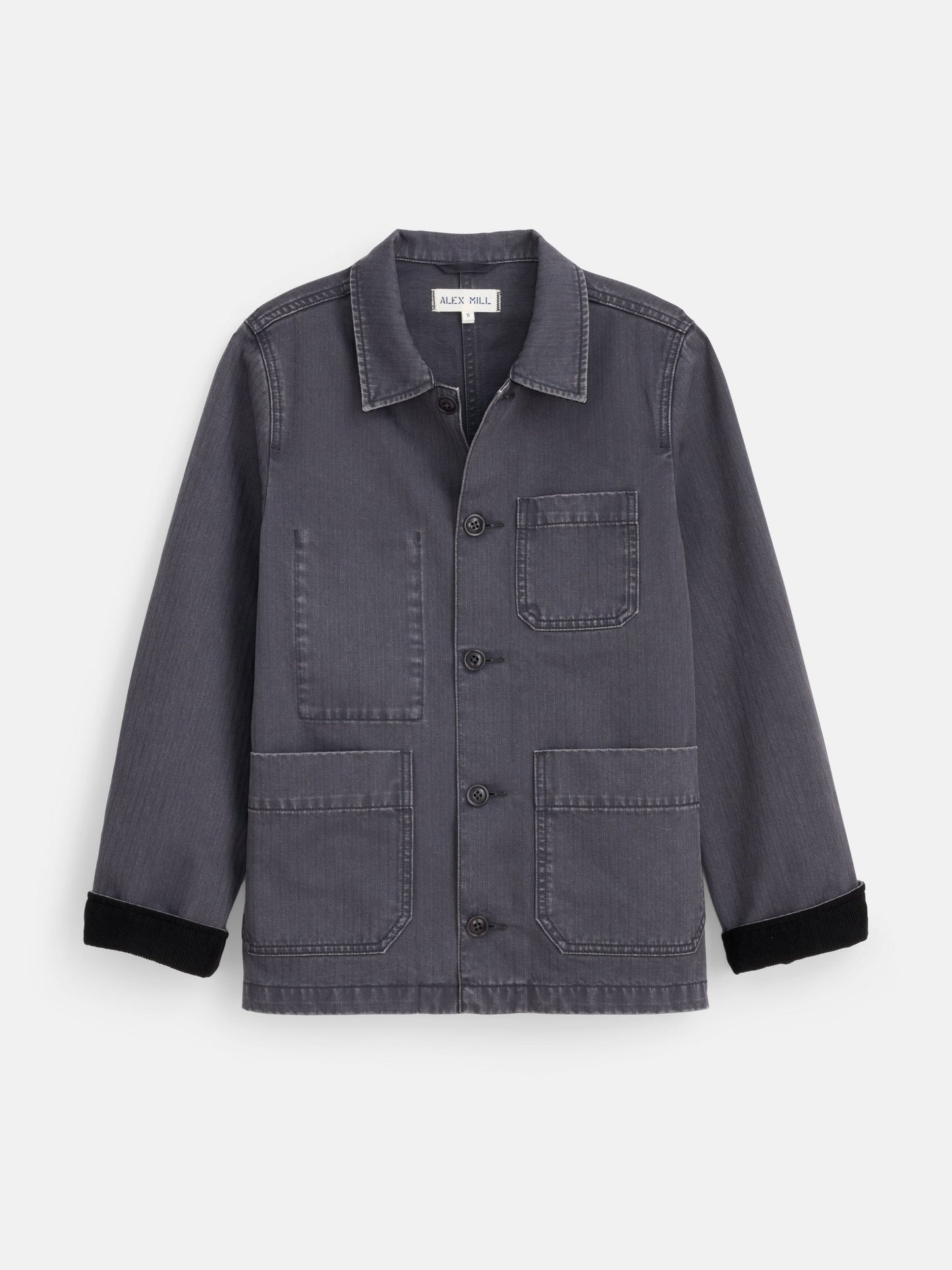 Alex Mill Britt Work Jacket in Herringbone Pebble