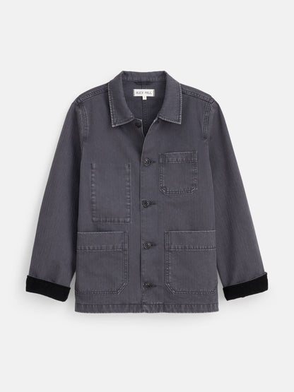 Alex Mill Britt Work Jacket in Herringbone Pebble