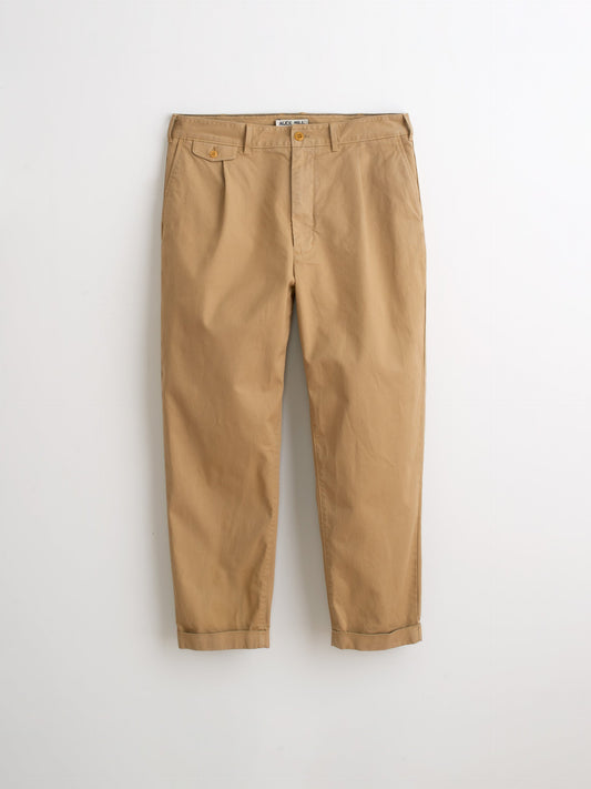 Alex Mill Standard Pleated Pant in Chino Vintage Khaki