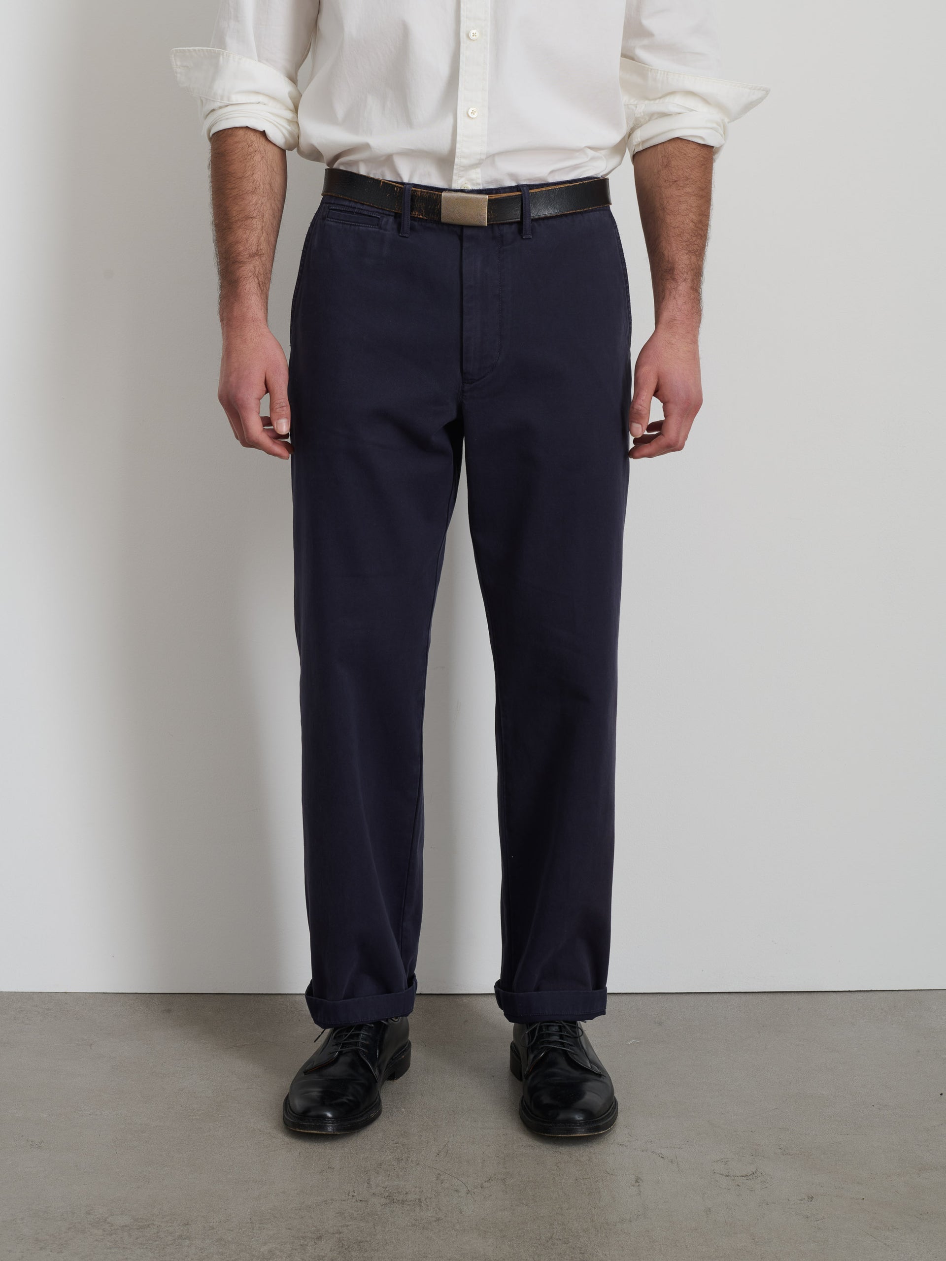 Alex Mill Straight Leg Pant In Vintage Wash Chino Dark Navy