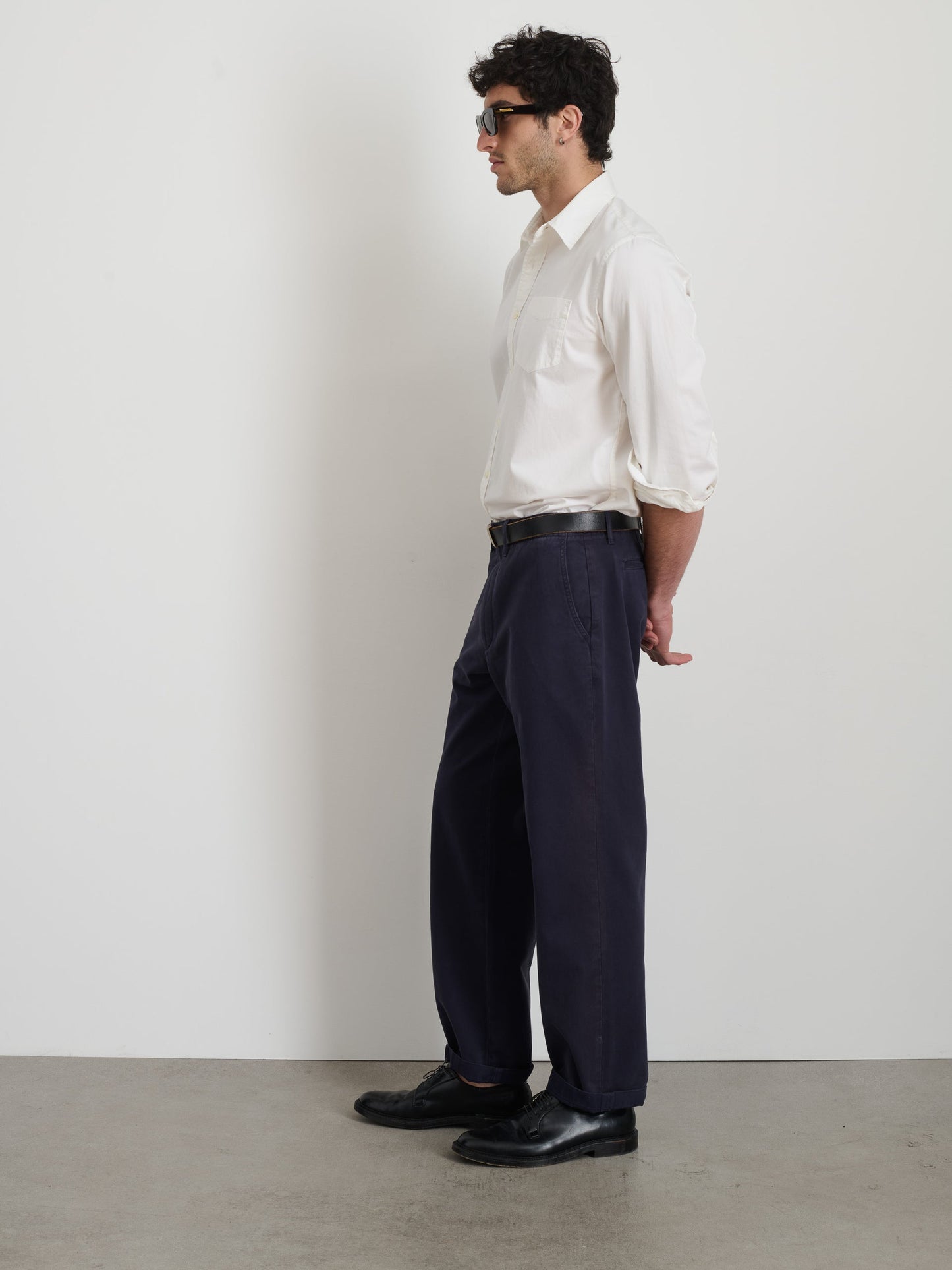Alex Mill Straight Leg Pant In Vintage Wash Chino Dark Navy
