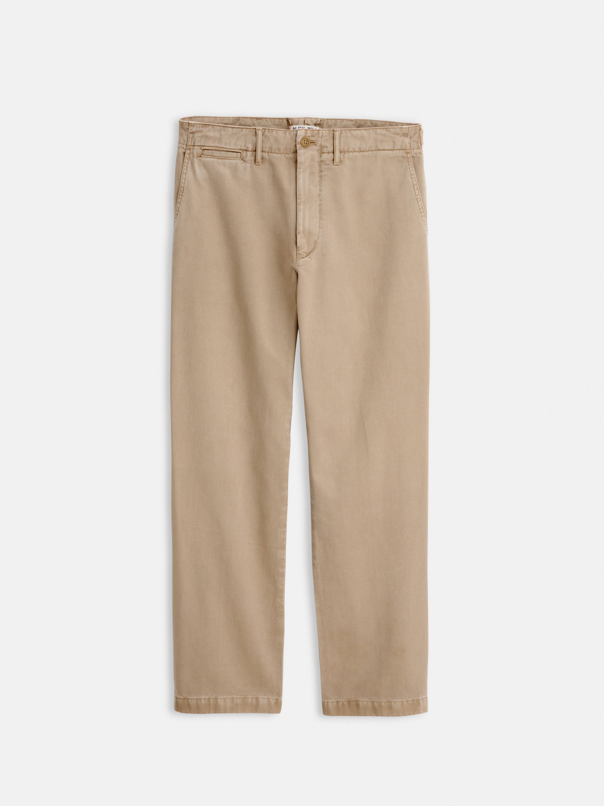 Alex Mill Straight Leg Pant In Vintage Wash Chino Faded Khaki
