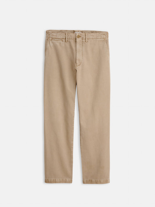 Alex Mill Straight Leg Pant In Vintage Wash Chino Faded Khaki
