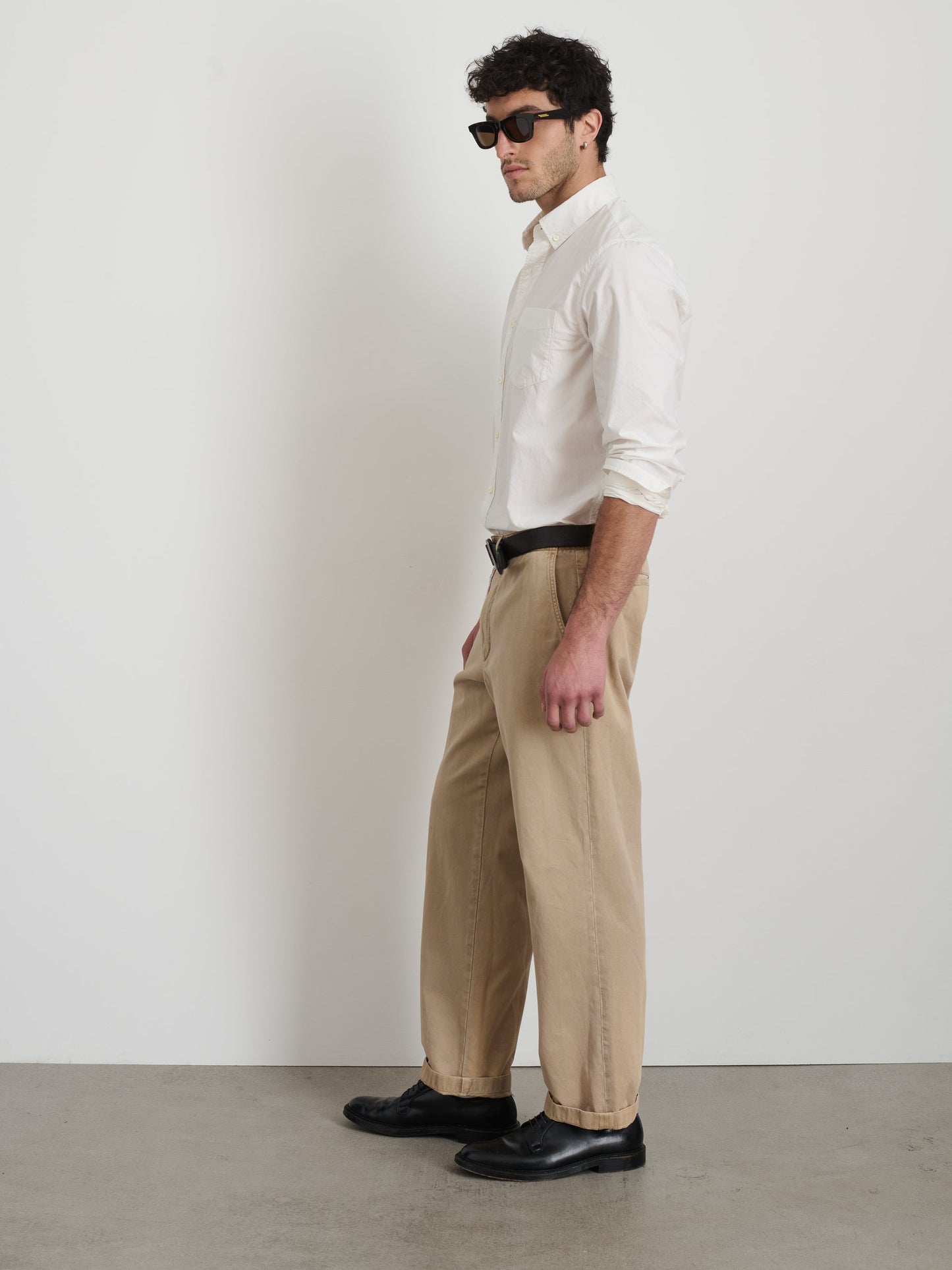 Alex Mill Straight Leg Pant In Vintage Wash Chino Faded Khaki
