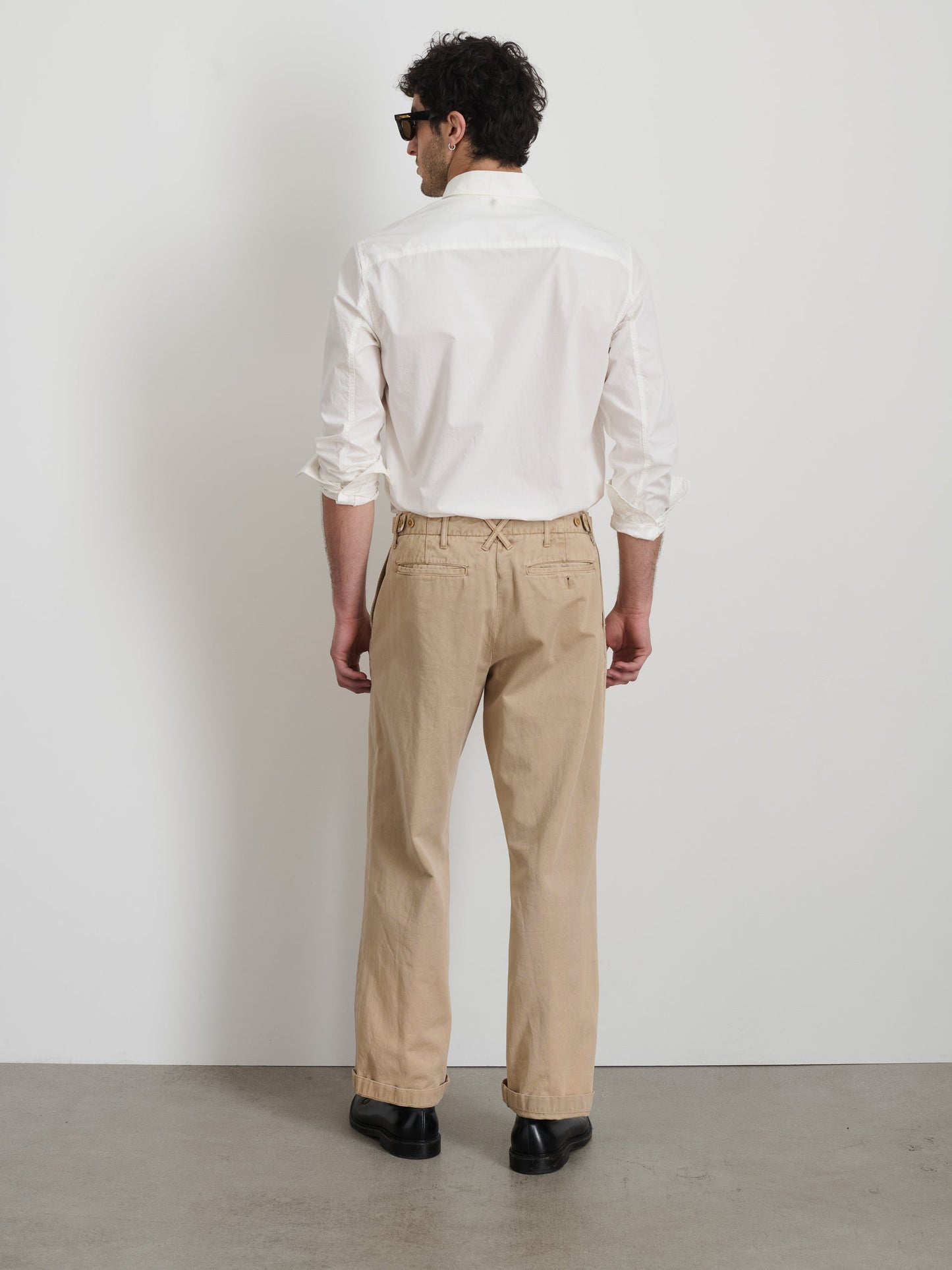 Alex Mill Straight Leg Pant In Vintage Wash Chino Faded Khaki