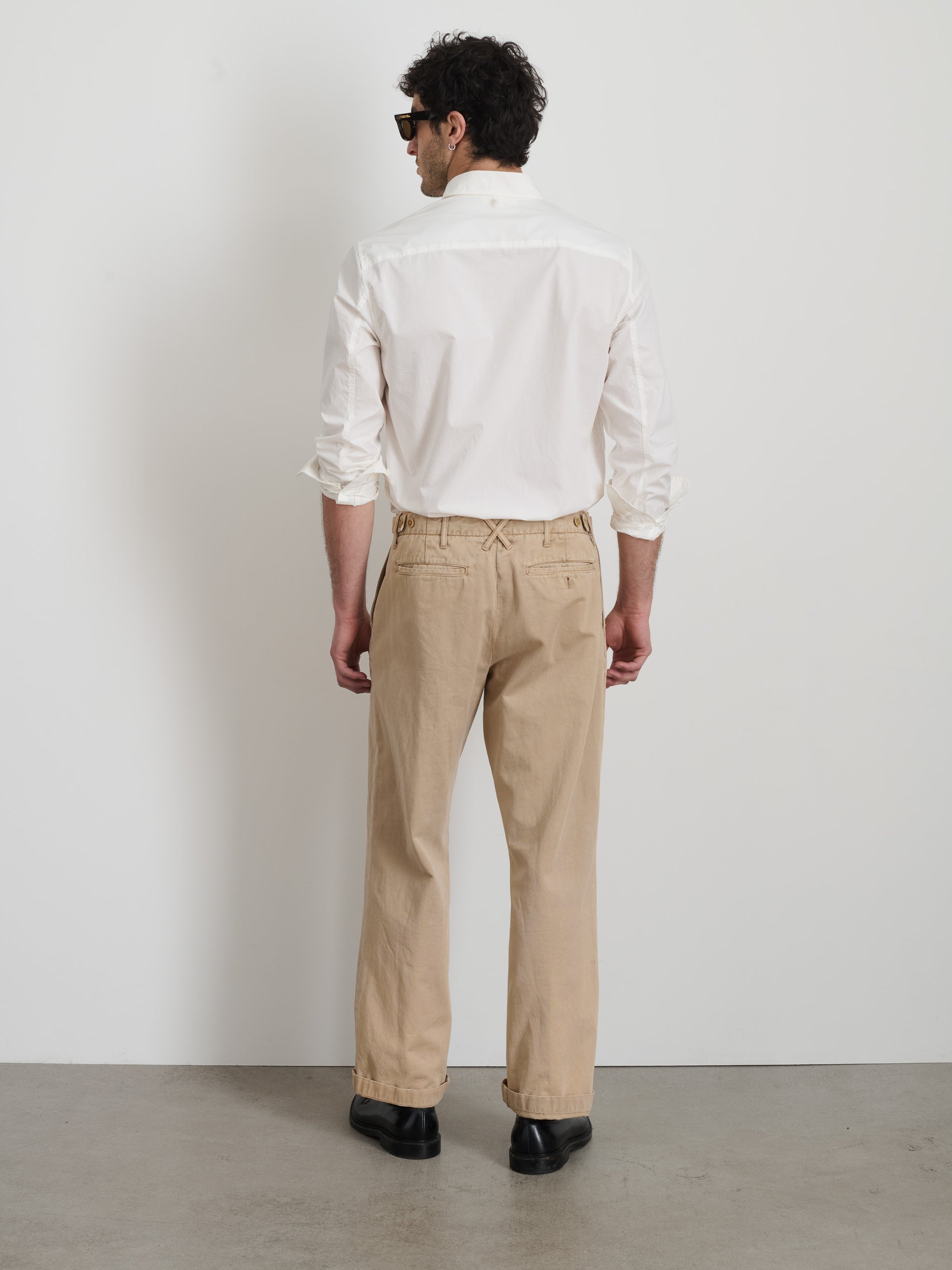 Alex Mill Straight Leg Pant In Vintage Wash Chino Faded Khaki