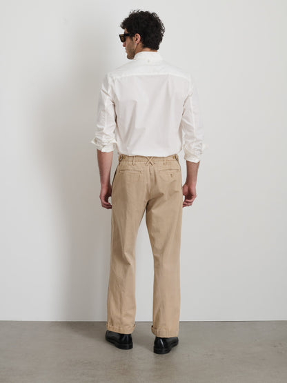 Alex Mill Straight Leg Pant In Vintage Wash Chino Faded Khaki